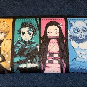 Brand New Demon Slayer Anime Character Zip Wallet